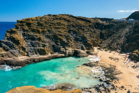 欧胡岛东海岸夏威夷岛