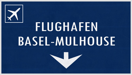 法国德国瑞士欧元机场公路标志