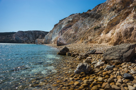 Firiplaka 海滩，米洛斯希腊