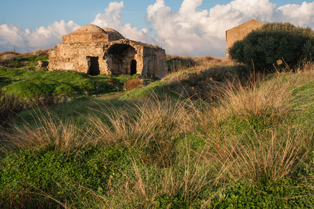 迈索尼，奔，希腊堡垒的废墟