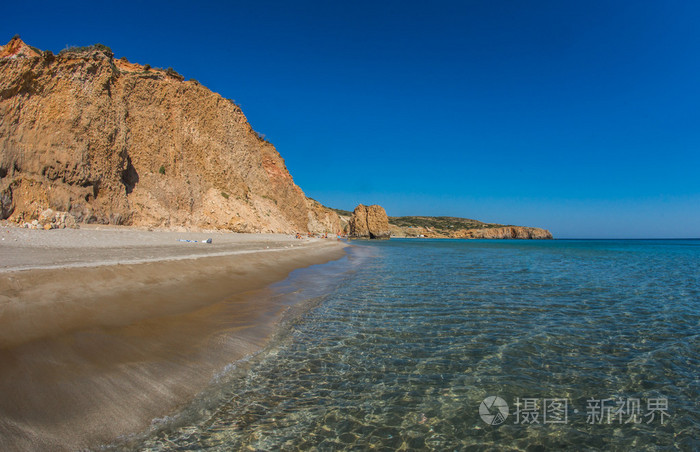 Firiplaka 海滩，米洛斯希腊