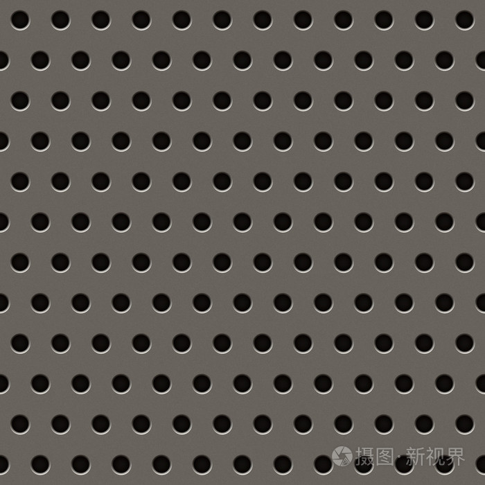灰色的金属格栅模式