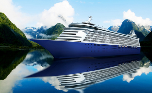 游艇在海上游轮照片