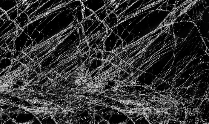 破碎的挡风玻璃纹理