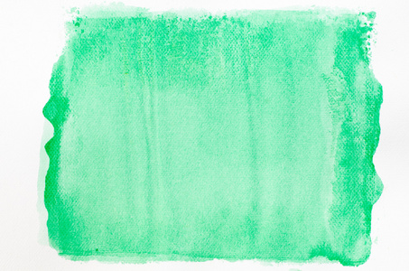 绿色水彩被绘的背景纹理