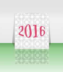 抽象的背景下，邀请卡一套 2016年新年登录