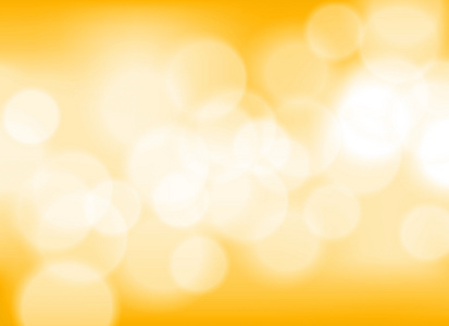 抽象黄色色调的灯光背景。模糊的背景
