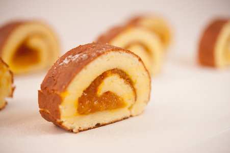 日本蜂蜜瑞士卷照片