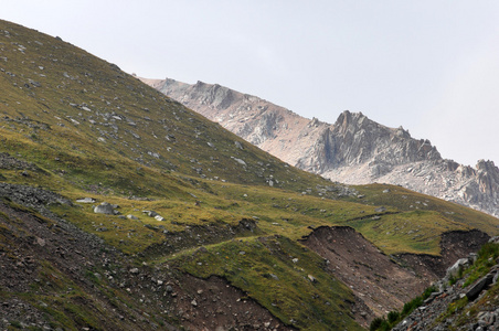 美丽的山。 自然旅行