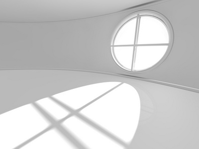 windows 3d 渲染大空旷的房间里
