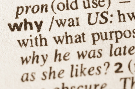 单词的字典定义为什么