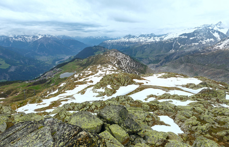山地贝特梅拉普夏季景观瑞士