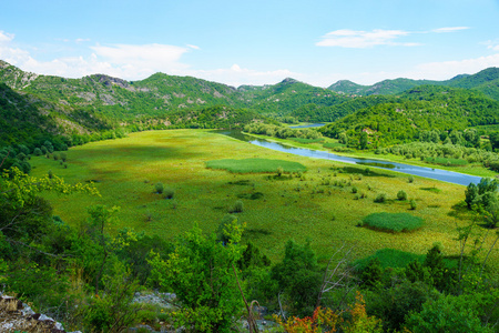 里耶卡 Crnojevica，斯卡达尔湖