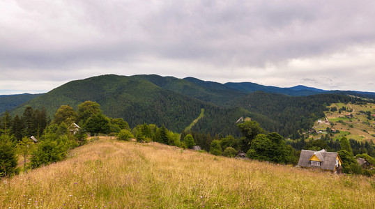 农村山风景