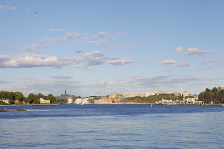 美丽的景色的斯德哥尔摩