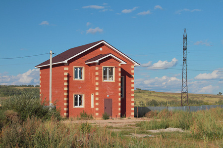 国家的房子从砖图片