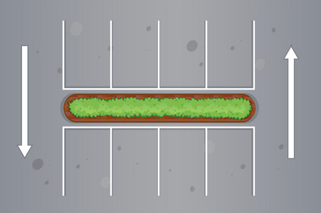 停车场卡通图片