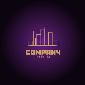 新华保险logo矢量 logo 设计城市建筑公司和工业企业.