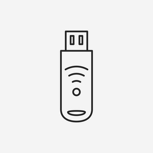 usb 线图标