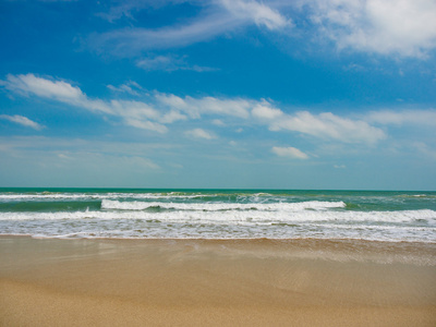 美丽的海滩和热带海