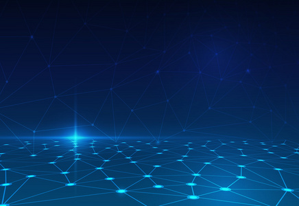 网络科技分子图片