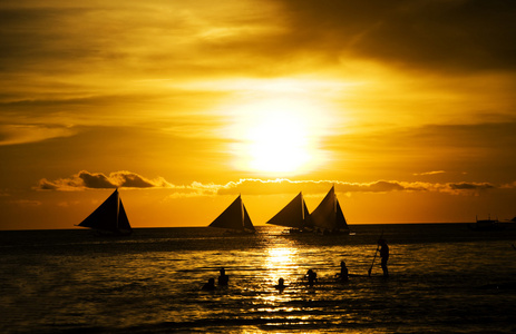 菲律宾日落图片