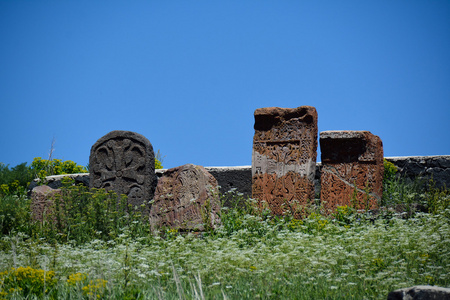 Khachkar Sevanavank 修道院里的石头