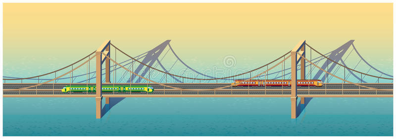 阳光铁路桥