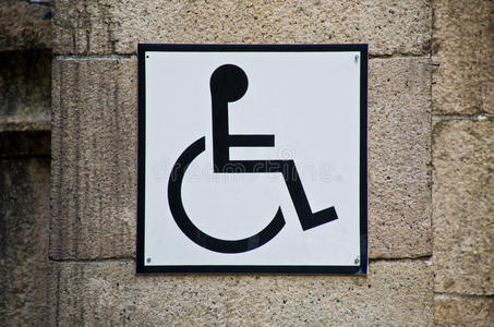 残疾人标志。