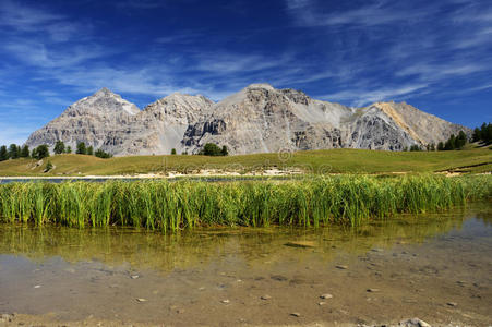 意大利阿尔卑斯山全景