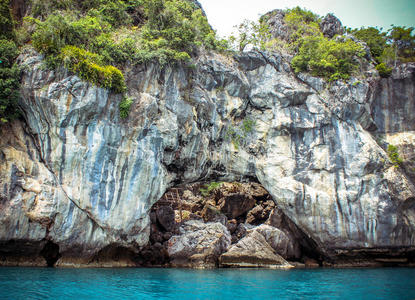 安达曼海的热带岛屿