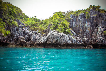 安达曼海的热带岛屿