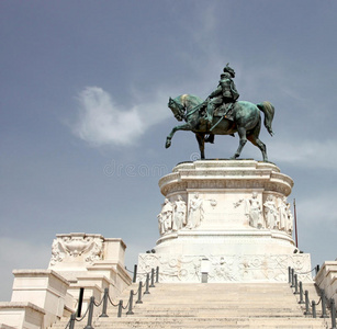 维克多伊曼纽尔二世纪念碑中的雕像