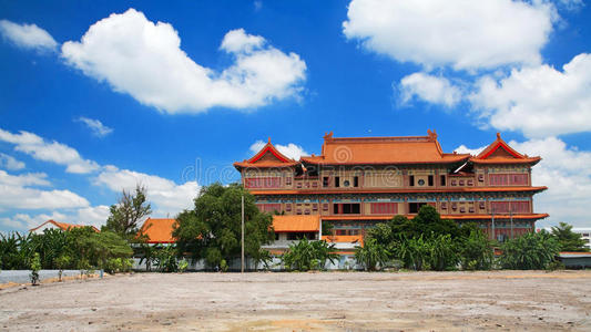 蓝天下的中国佛教寺院