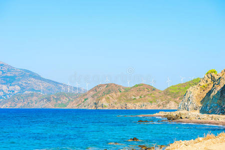 环境 发电机 制造业 小山 保护 海滩 风景 景观 行业