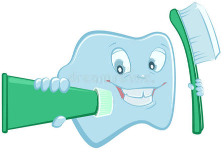 牙齿可以装牙膏和牙刷