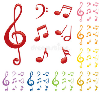 第八十六光滑的音符照片