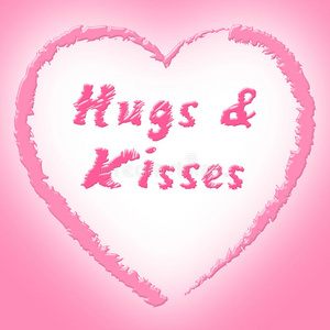 拥抱和亲吻代表着找到爱和约会