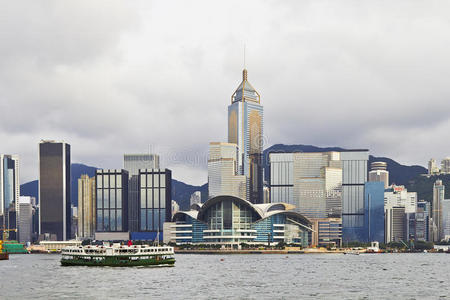 香港维多利亚港有渡轮