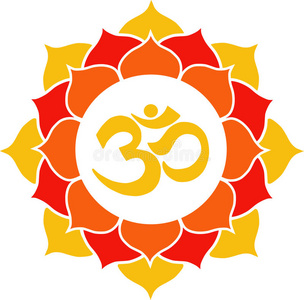 莲花花橙色图片