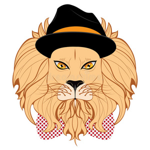 原宿复古潮情头狮子潮照片