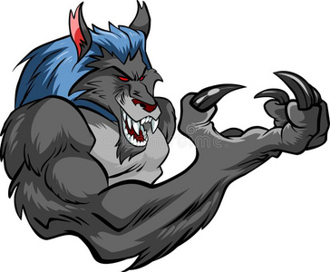 狼的吉祥物字符图片