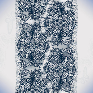 花卉蕾丝抽象蕾丝丝带无缝图案与元素花卉.照片