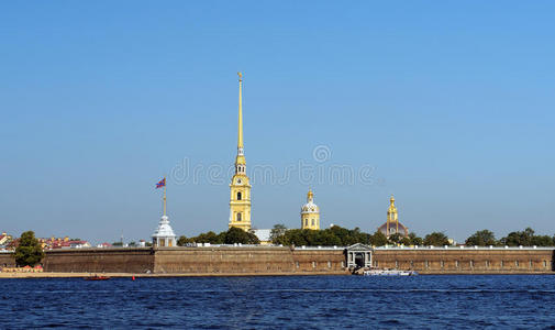 圣彼得堡彼得和保罗要塞和涅瓦河