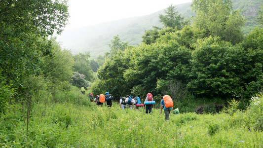 中国河北龙登山野营的意见