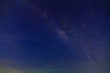 银河在天空