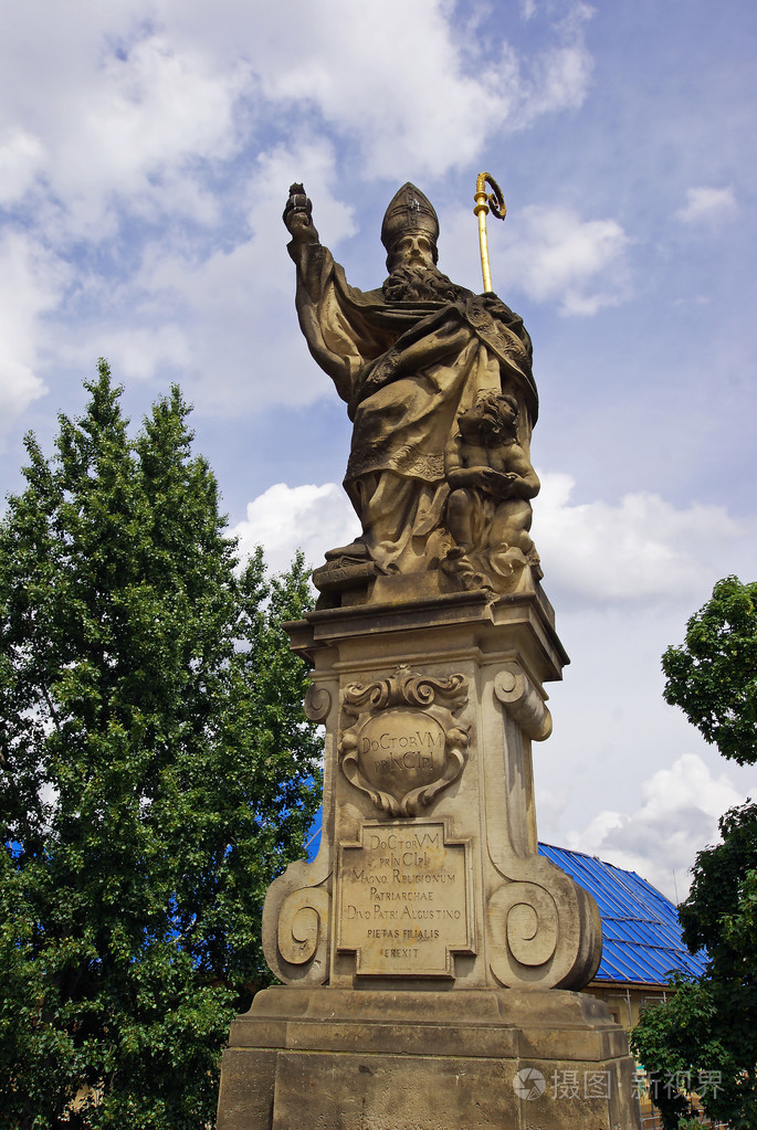圣· 奥古斯丁雕像照片-正版商用图片1jzjoc-摄图新视界