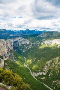 三峡杜韦尔东，在法国，欧洲普罗旺斯