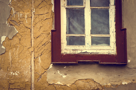 旧的老式木制窗口