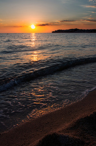 海上日落